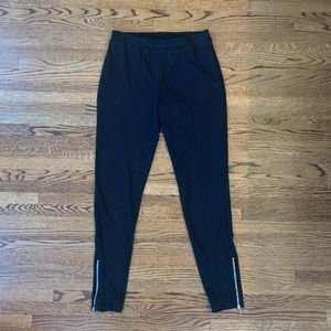 Black Leggings with Zipper